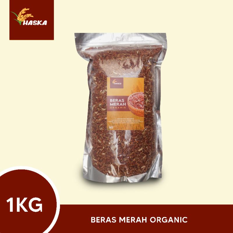 

Beras Merah Organik 1 kg - varian sosoh dan pecah kulit - sehat dan murah untuk diet