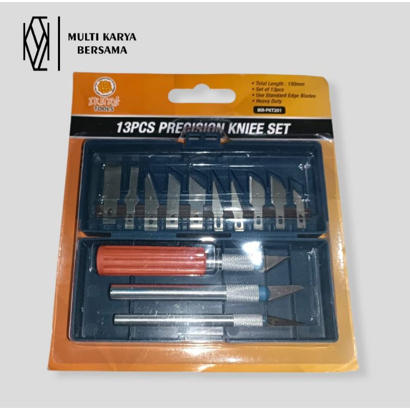

Pisau Ukir Pahat Kayu Set 13 pcs - Precision Knife Set 13pcs