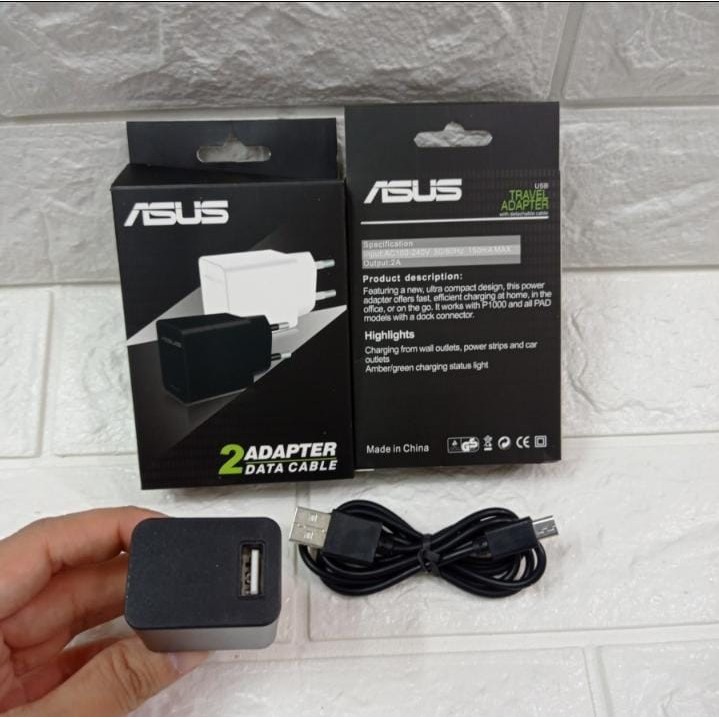 Charger Asus Travel Adapter Kabel Data 2A Charger Asus