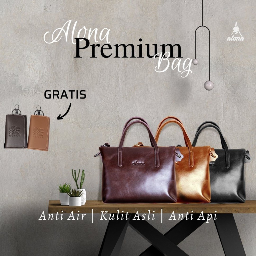 Tas Slempang Wanita Kulit Asli Original Murah Tas Kulit Wanita Terbaru Alona Premium Bag