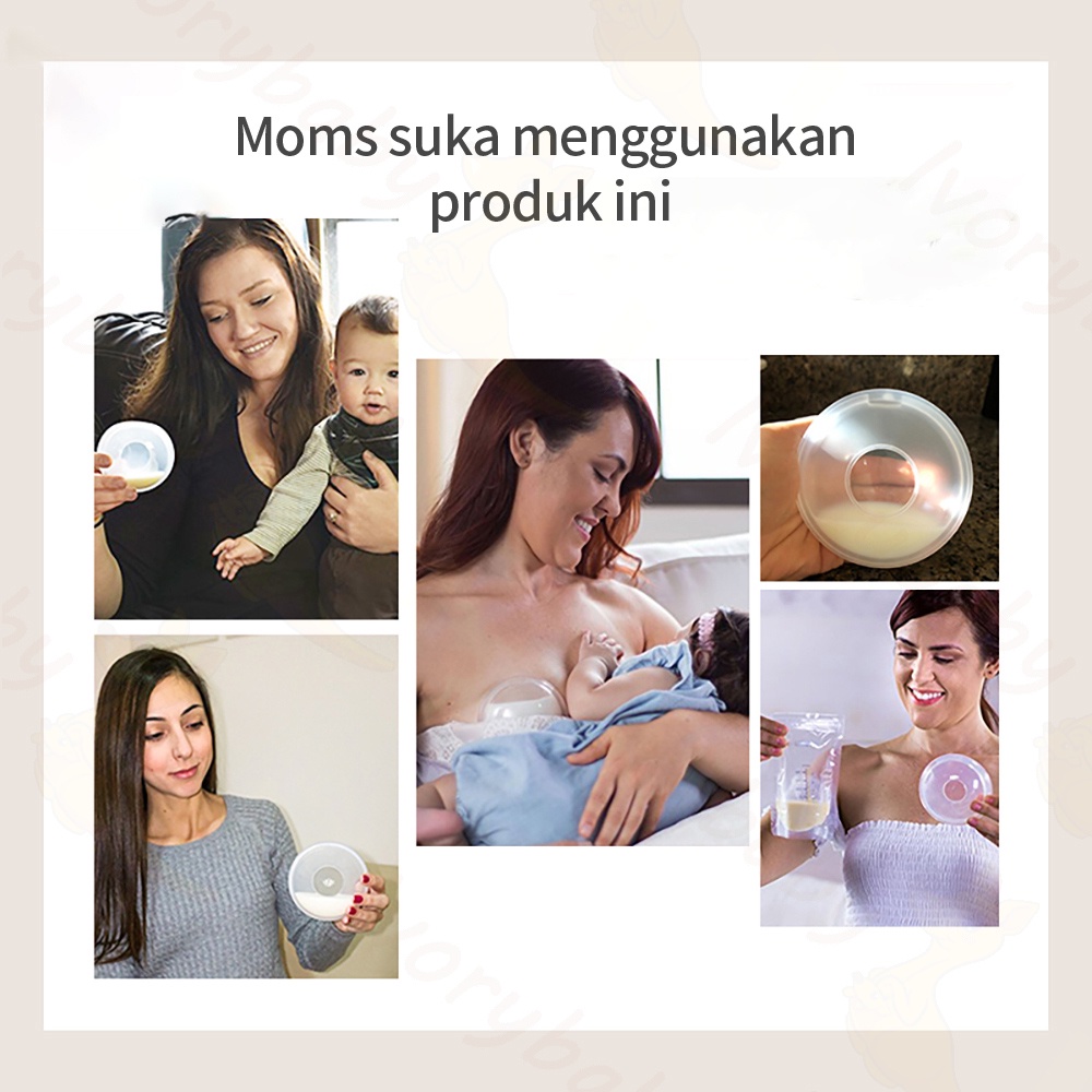 Ivorybaby Wadah penampung asi silicon/milk collection shell/Breast pad