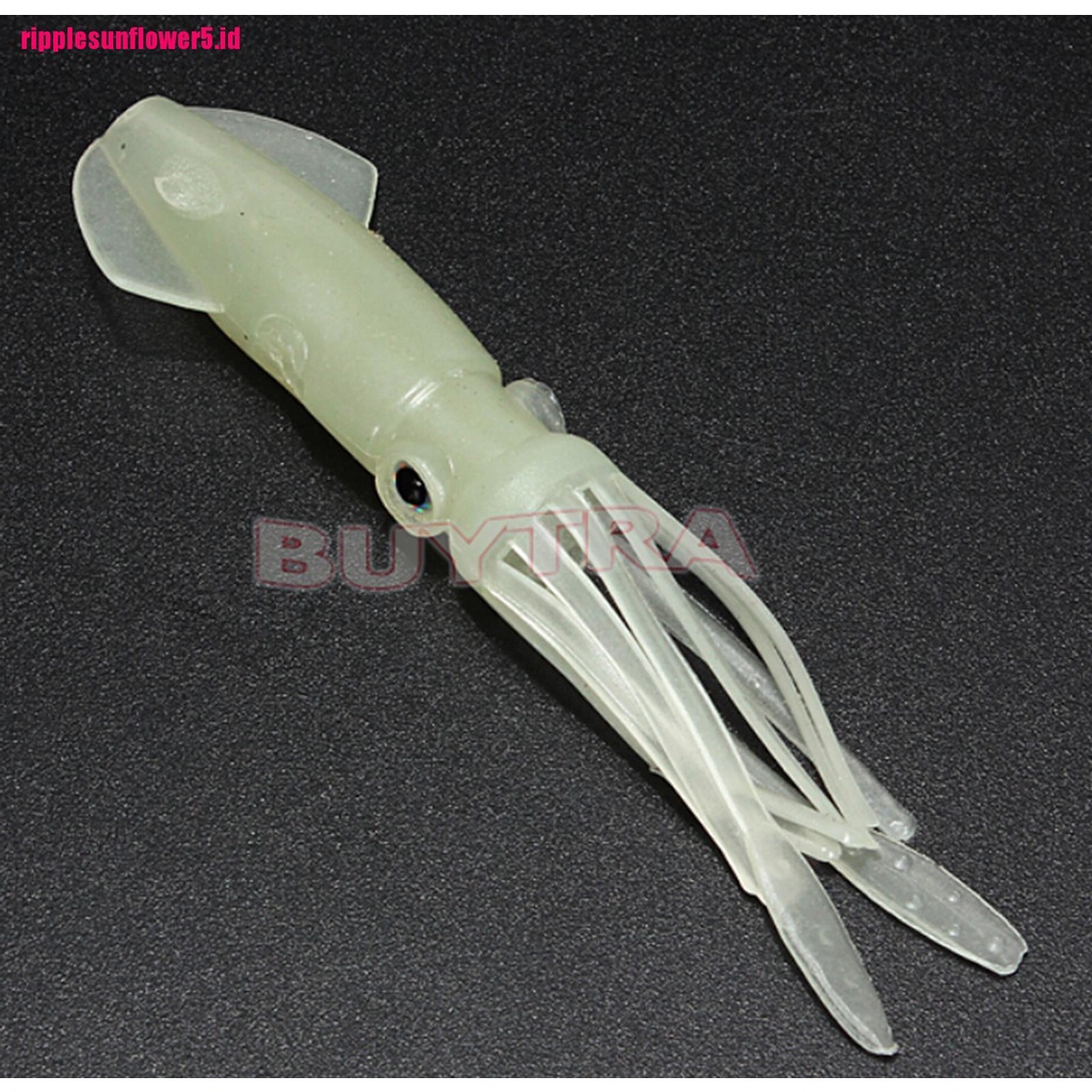 1pc Umpan Pancing Cumi-Cumi B2 Luminous Glow in The Dark Ukuran 4.3 &quot;