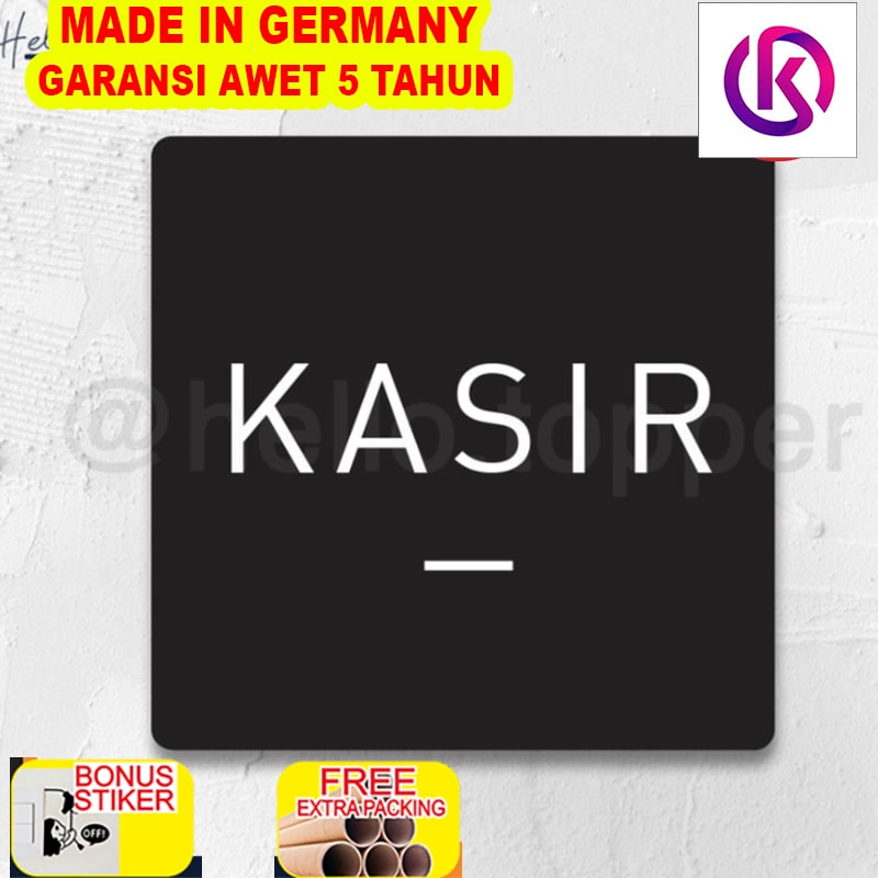 

Murah Sign Akrilik Kasir Cashier Print | Sign Board Akrilik | Sign UV Print - 10x10 Hitam