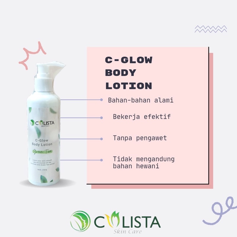 C-Glow Body Lotion Varian Greentea 100k dpt 2