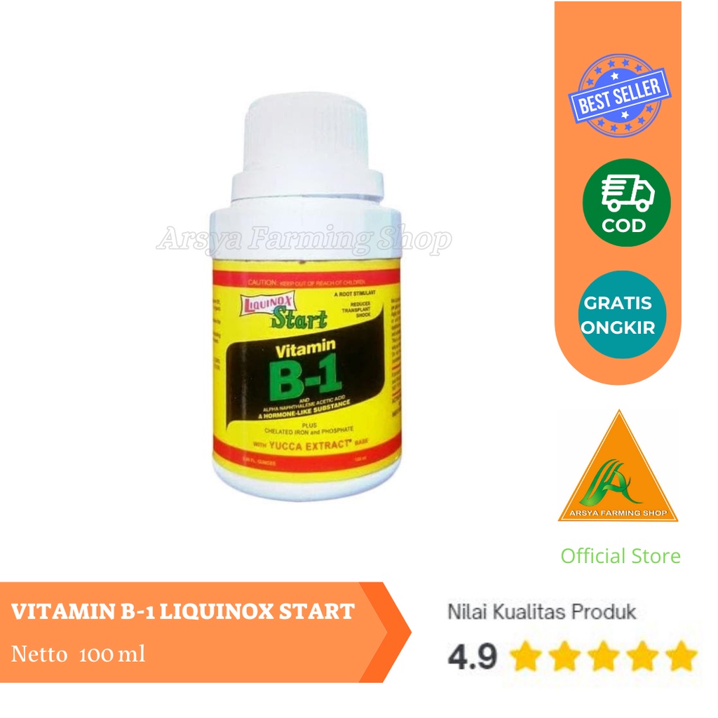 Jual Vitamin B1 Liquinox Start 100 Ml Vitamin Untuk Pertumbuhan Akar ...