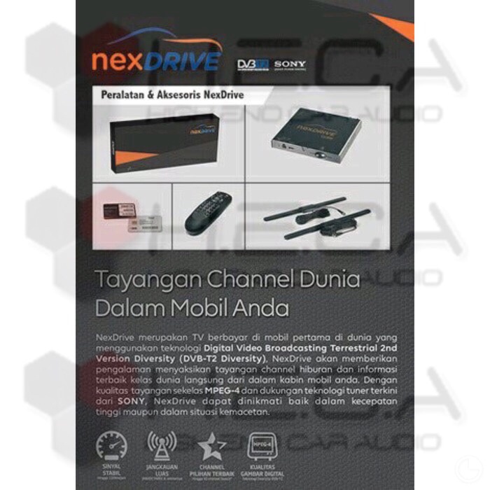 NEXDRIVE BY ASUKA HR-681 DVB-T2 TV TUNER DIGITAL MOBIL