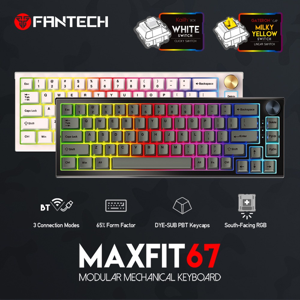 Fantech MK858 Maxfit67 Modular Mechanical Gaming Keyboard