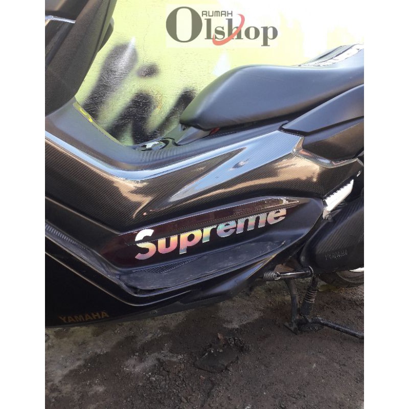 sticker sidepad nmax supreme crom tanpa tankpad