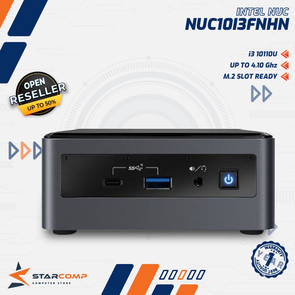 Mini PC Intel NUC10i3FNHN Kit I3 10110U Gen10 Barebone PC NUC 10i3FNHN