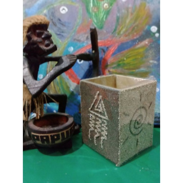 

Kerajinan Kotak Pensil Pasir