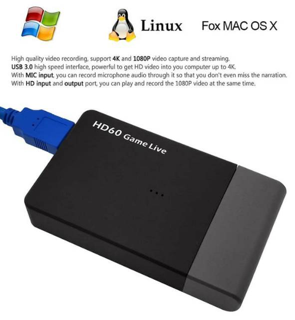 Ezcap 261M USB3.0 HDMI Video Capture + Mix