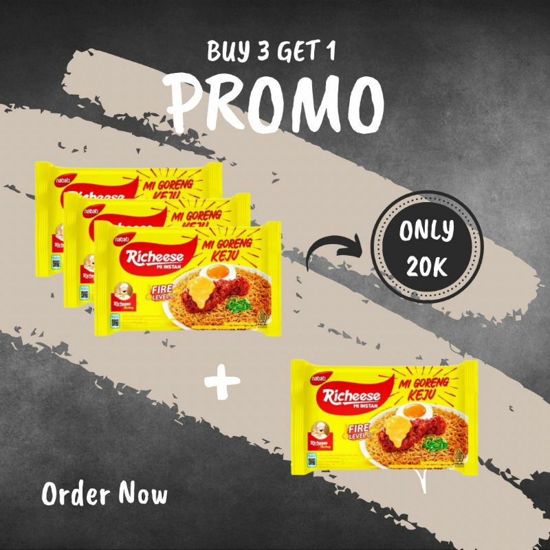 

[PROMO !!!] [Ready] Mie Goreng Richeese Keju lv 0-5