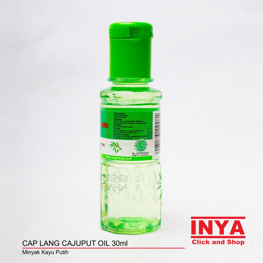 MINYAK KAYU PUTIH CAP LANG - CAJUPUT OIL 30ml - Massage - Pijat