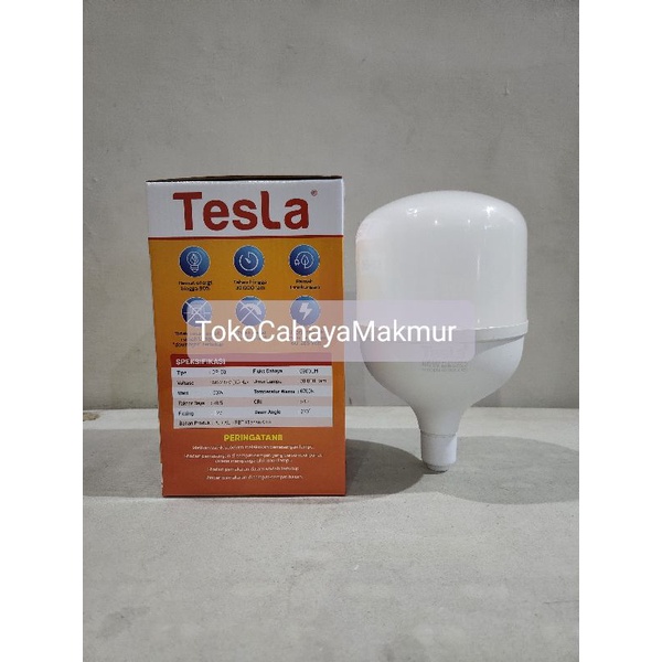 Lampu LED Bohlam Capsul 60w 60watt Tesla Cahaya Putih Hemat Energy