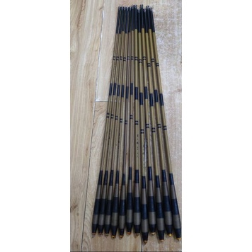tegek impor tanago microfishing coklat hitam japan ruas pendek 66cm  medium light 3:7