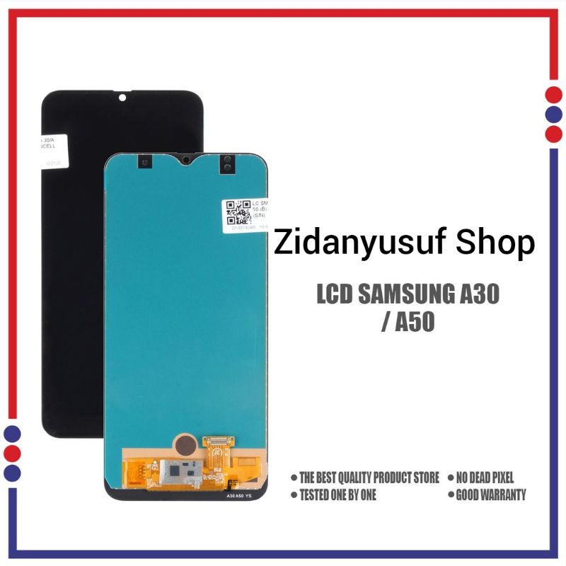 LCD TOUCHSCREEN SAMSUNG A30 / A50 FULLSET BISA FINGER PRINT