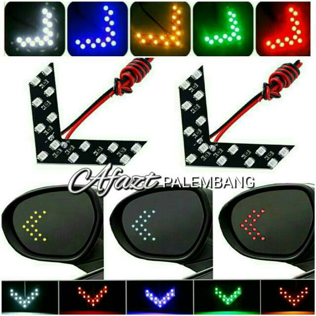 Lampu Led Sein Sen Arrow Panah Spion Sein Mobil Motor