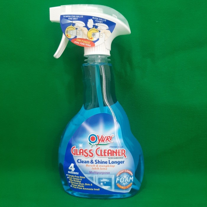 Jual YURI Glass Cleaner Botol Spray 500ml Shopee Indonesia