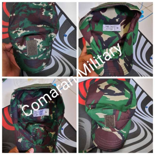 TOPI PET JATAH TNII / TOPI PET LORENG TNI