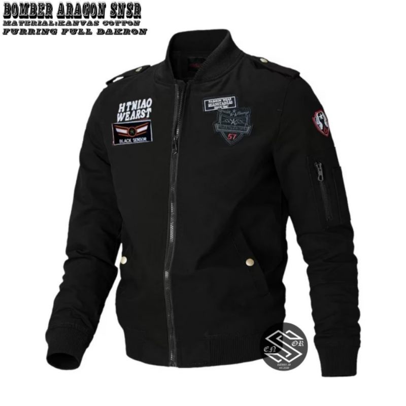 Bomber Aragon Jaket Pria Bomber Aragon
