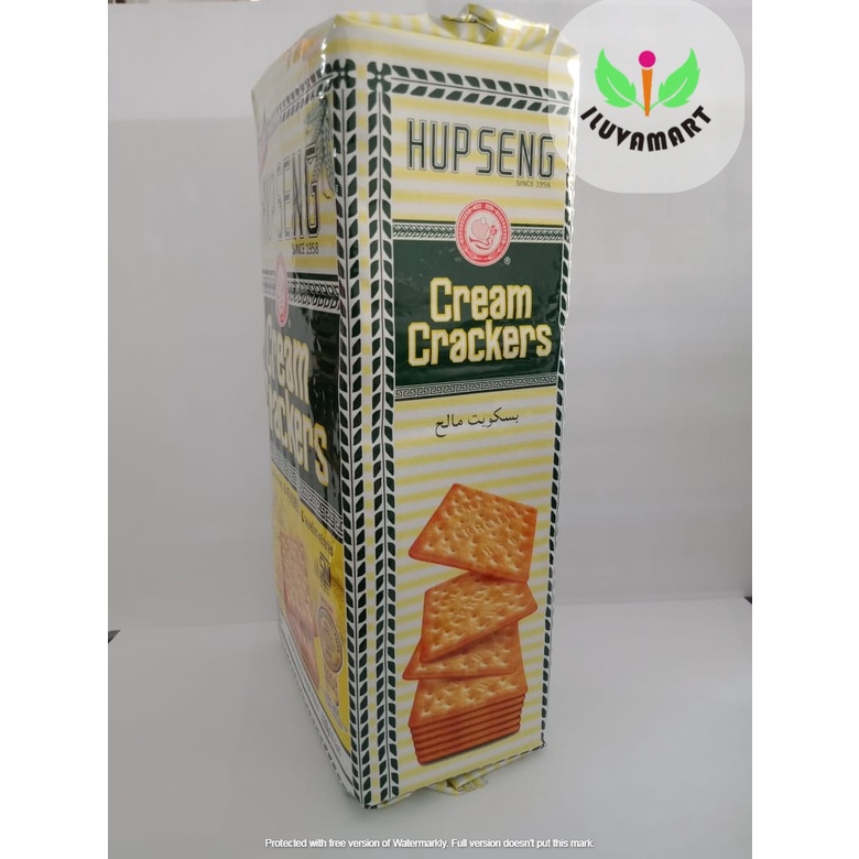 

QH Hup Seng CREAM CRACKERS 428gr Biskuit Asin Cap Ping Pong