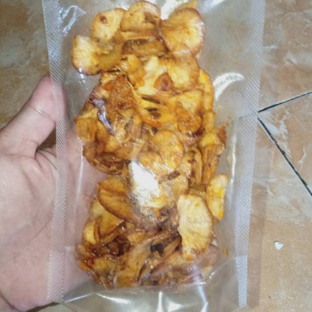 

Kripik singkong pedas manis