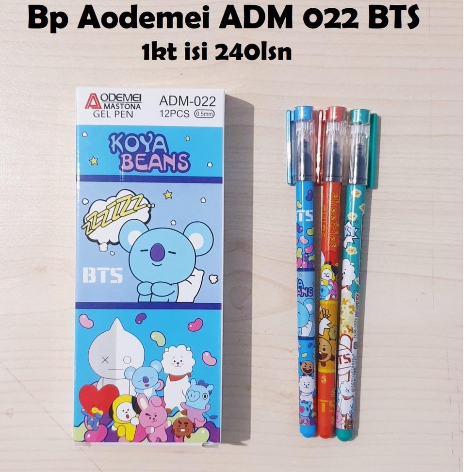 

(C1O2) 12 Pcs/ 1 Lusin Bolpen/ Pulpen/ Pena BTS 022/ Unicorn 011/ DORAEMON HIJAB 733/ 736/ 734/ Aodomei 288 (6pcs) //Super@ready