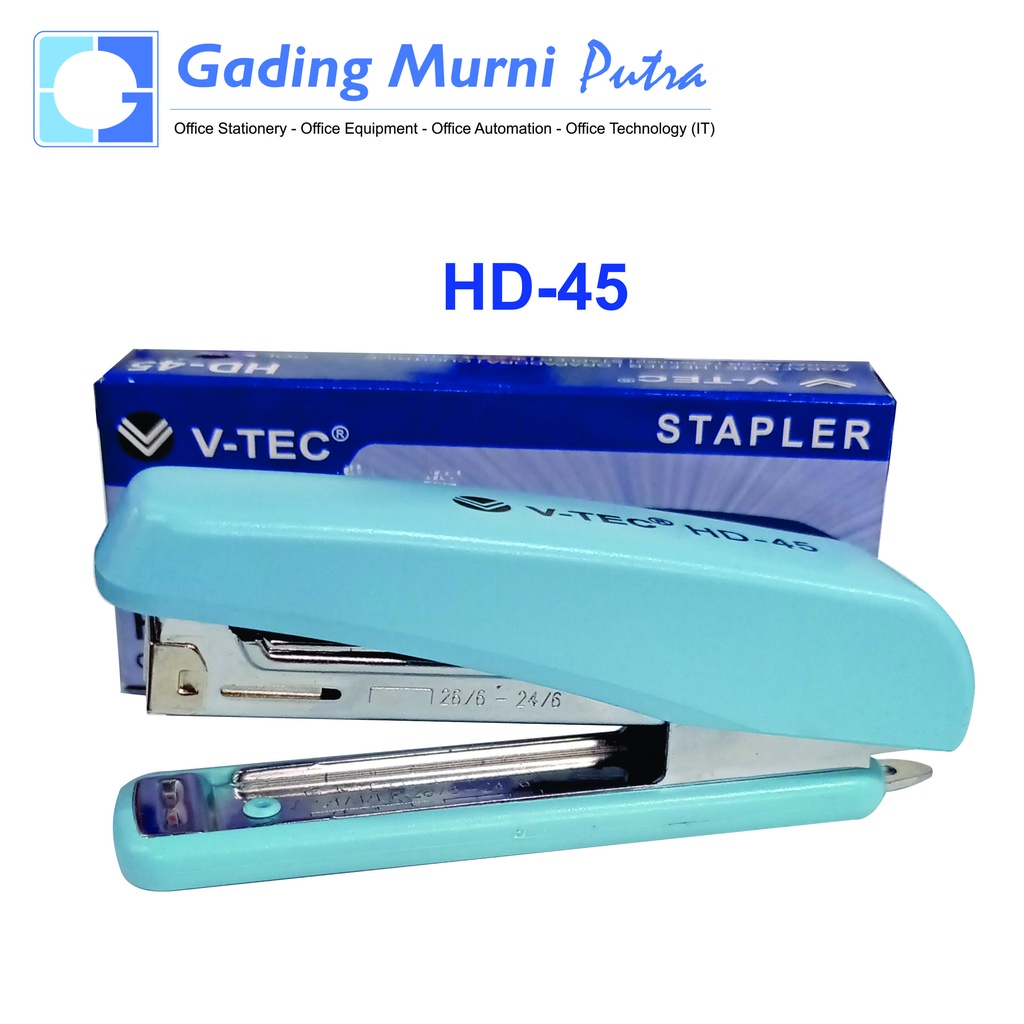 

Stapler Stepler Jepretan Steples V-Tec HD 45 Kemasan Biru