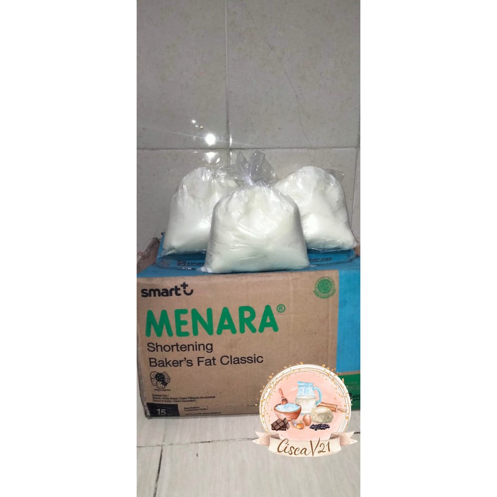 Mentega Putih Menara 1Kg