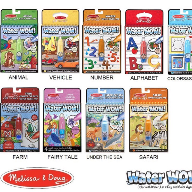 Melissa Doug Water Wow book