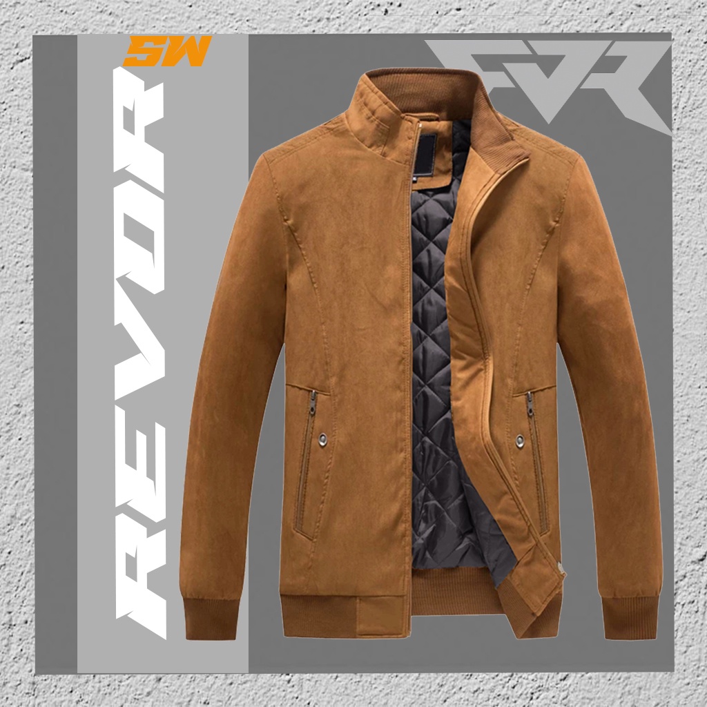 Revor SW Jaket Motor Suede Windproof