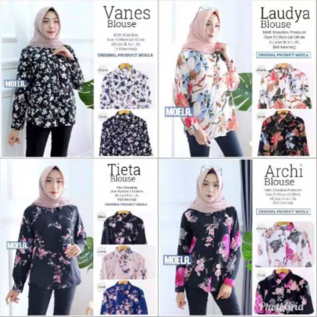 PROMO BLOUSE MONALISA /KEMEJA CEWEK MODERN