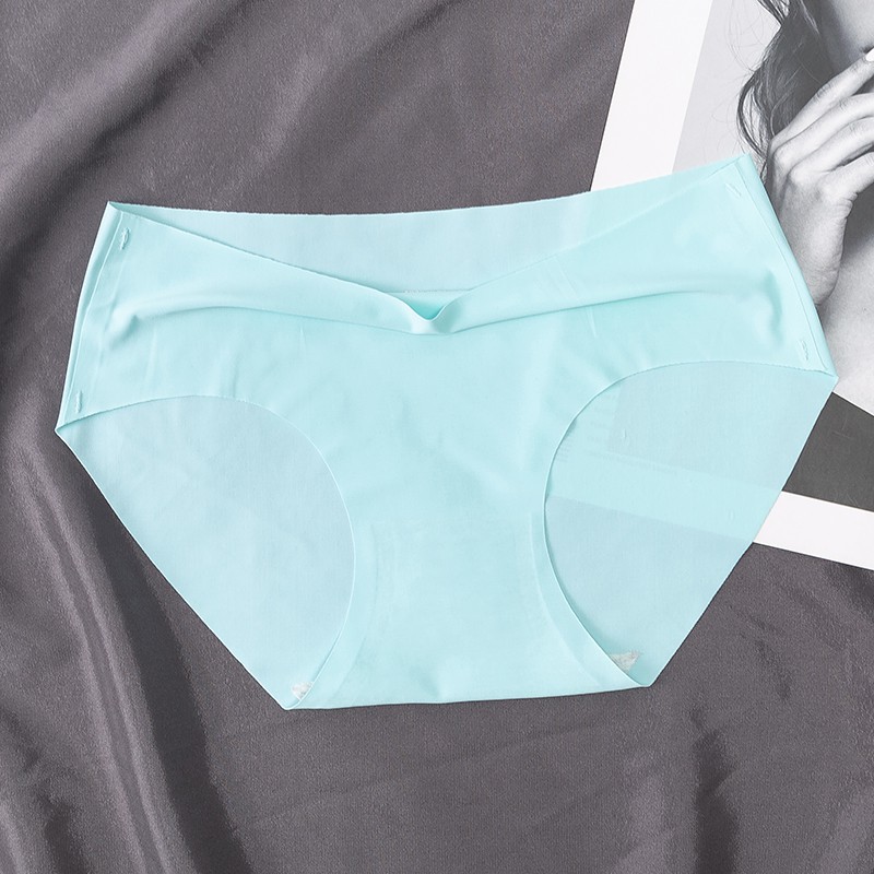 [COD] Celana Dalam Seamless Wanita Premium Quality Seamless Halus Tanpa Jahitan CD Underwear yoroyal-Light Blue