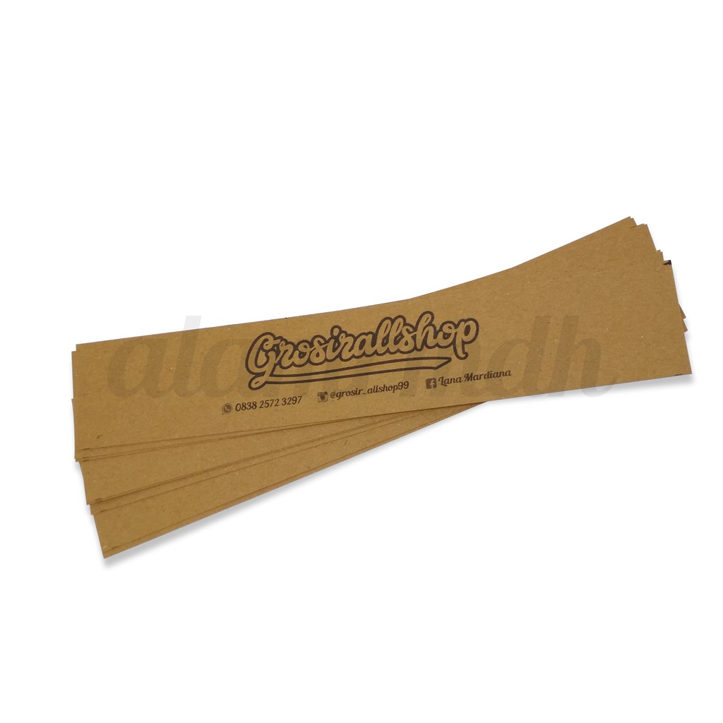 

Roll Label Custom Bahan Kraft (HITAM)