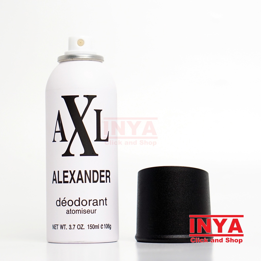 ALEXANDER AXL WHITE DEODORANT PARFUME SPRAY 150ml - PUTIH