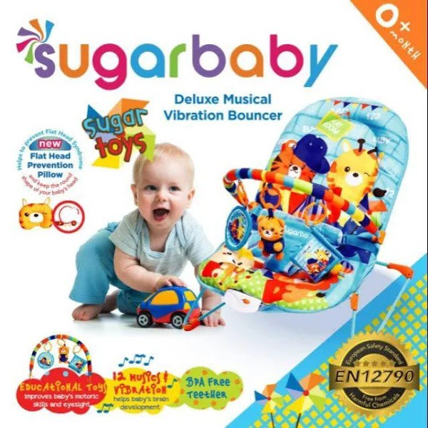 SugarBaby Bouncer Deluxe Musical Vibration