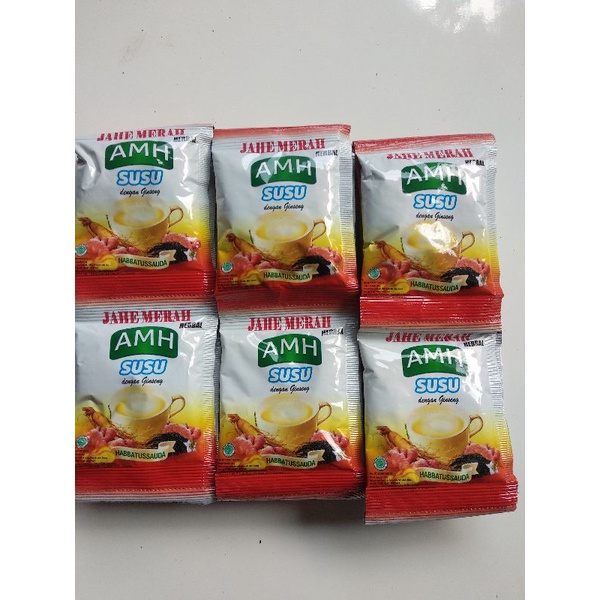 

Jahe merah susu AMH 1 renceng isi 10