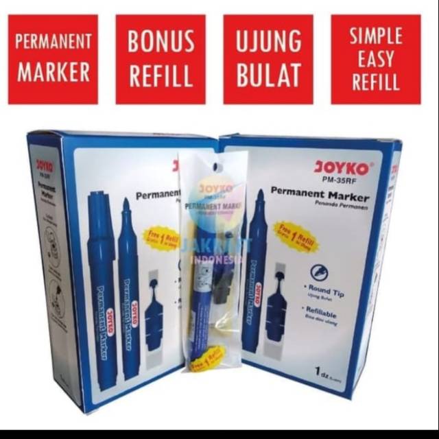 

SPIDOL JOYKO + GRATIS REFIL PERMANENT ( BIRU ) P70 GROSIR TERMURAH