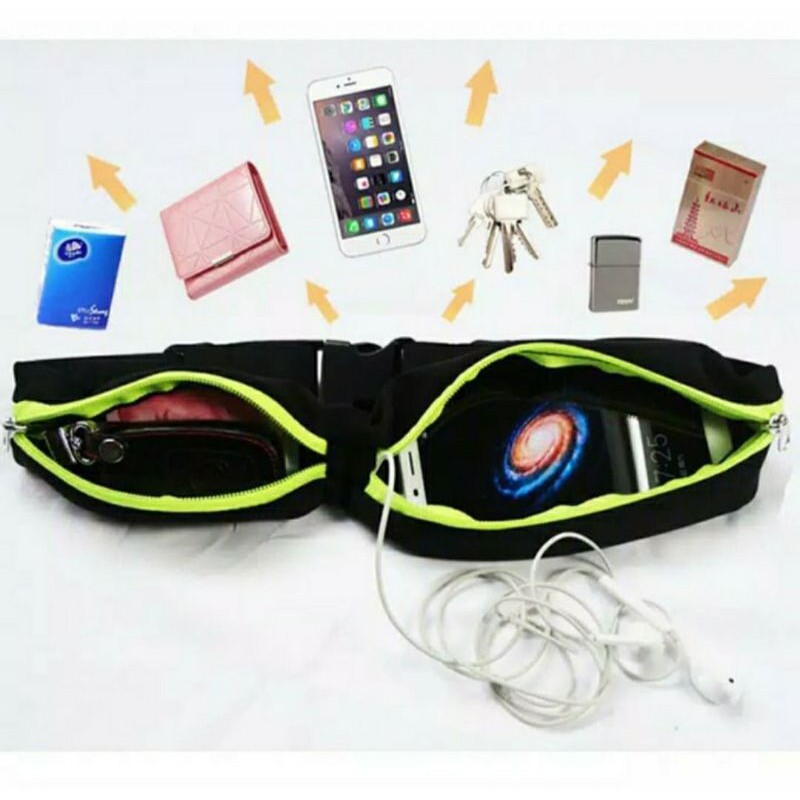 Tas Ikat pinggang Tas HP Tas Sepeda mini Taa joging