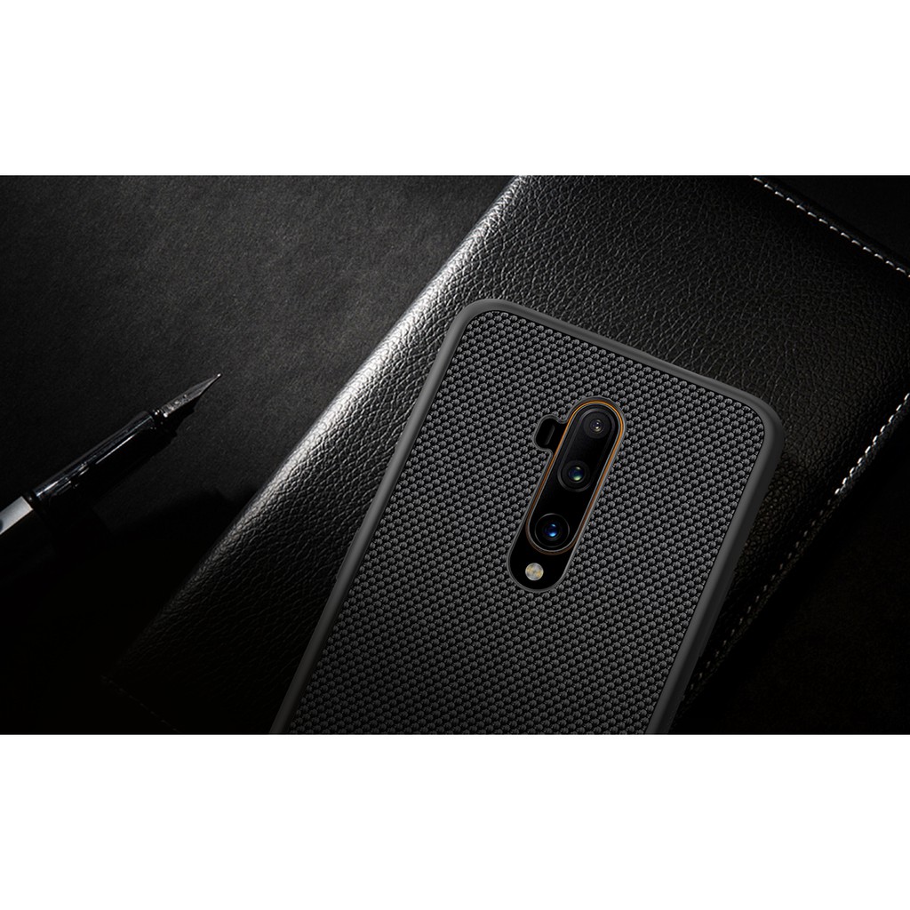 Hard Case Oneplus 7T Pro Nillkin Textured Nylon Fiber Casing Original