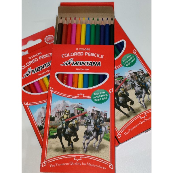 

PENSIL WARNA MONTANA/ MY PENCIL PANJANG 12 WARNA
