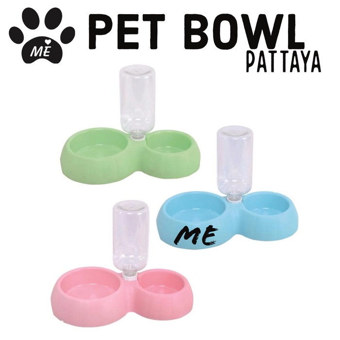 Pet Bowl &quot;PATTAYA&quot; With Bottle For Cat &amp; Dog