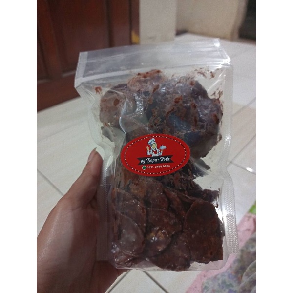 

keripik pisang coklat lumer