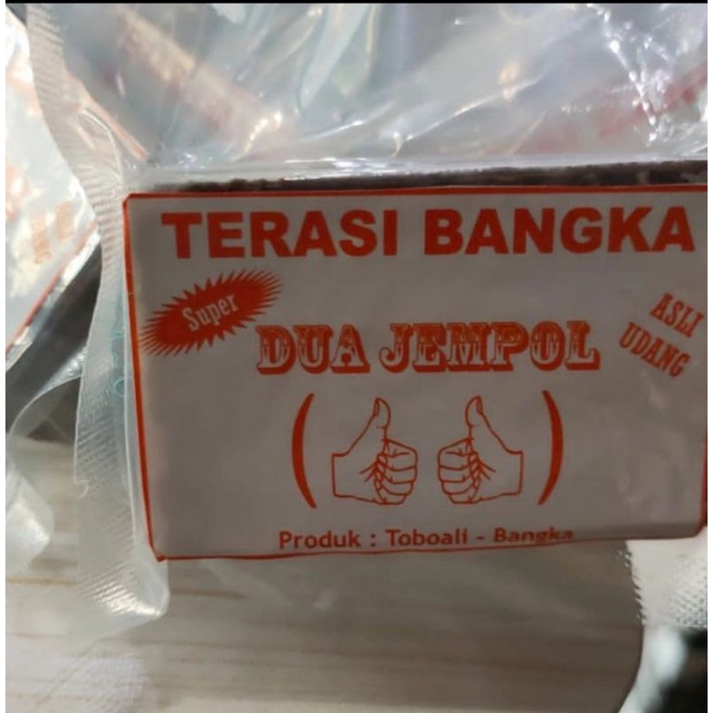 

terasi bangka cap dua jempol 100gr