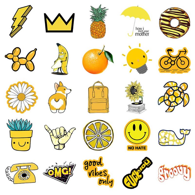 

set sticker aesthetic kawaii lucu cute