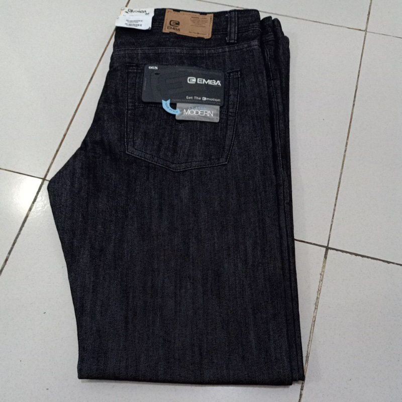 Original Emba Jeans Hitam Basic