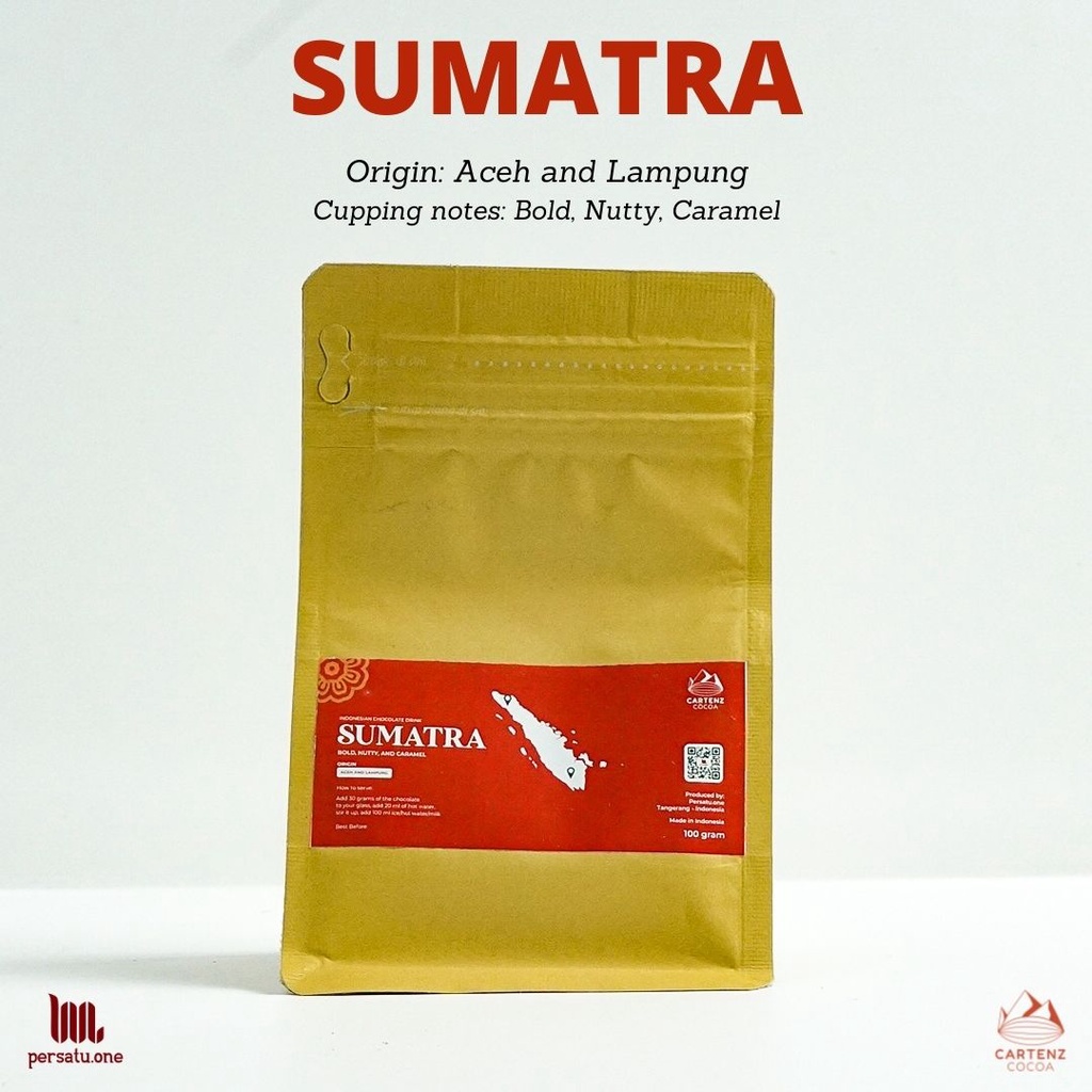 

[CARTENZ COCOA] Sumatra Chocolate Drink 3 in 1 Ready to Serve 500 gram dan 1 Kg Minuman Cokelat Indonesia untuk Kafe