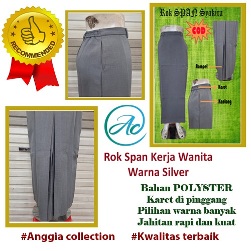 rok span ukuran XL dan XXL-rok kerja-rok span syakira-rok polyester-rok kerja modis-rok terbaru