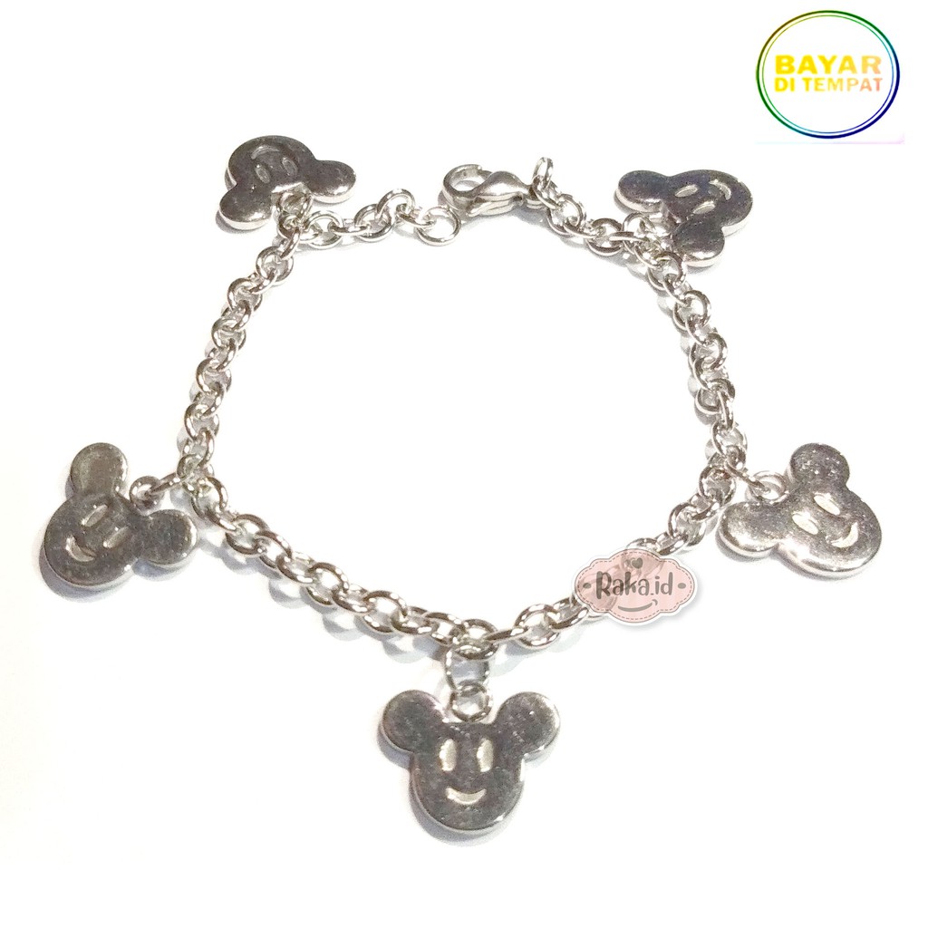 Raka Acc - Gelang Tangan Gelang Wanita Mickey Kupu Kupu Besar Perhiasan Wanita Menawan 399 400