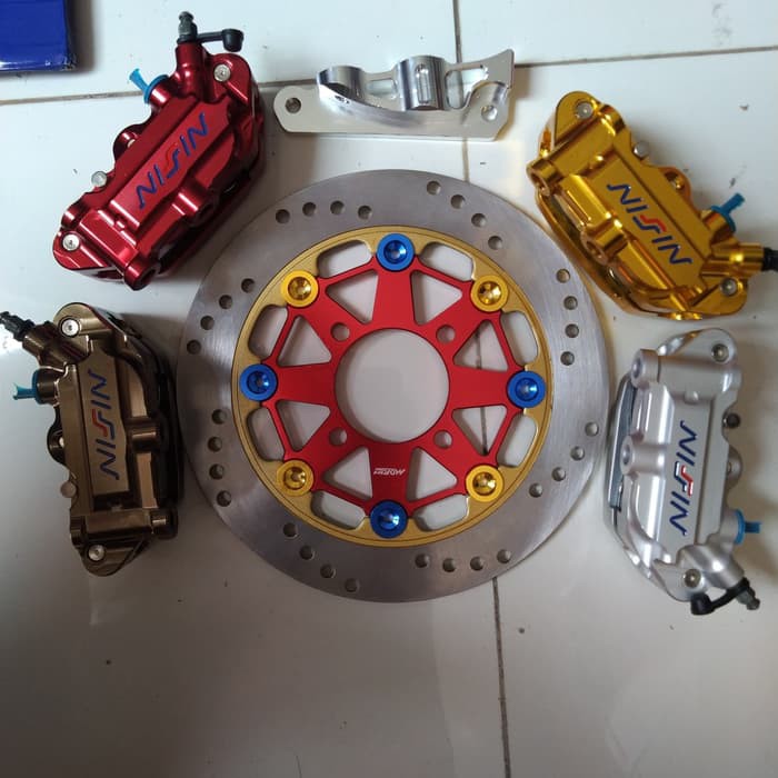 KALIPER MONOBLOK 4 piston BEAT SCOOPY NISSIN